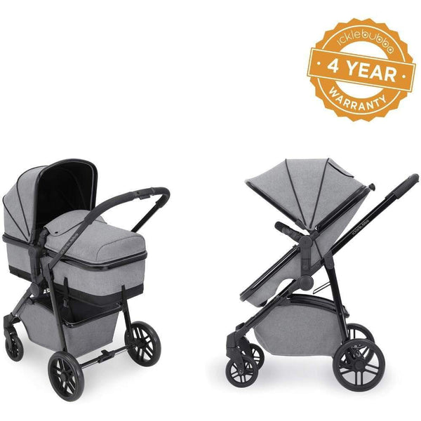 Ickle bubba Moon 2 - in - 1 Carrycot & Pushchair - Space Grey - Clearance - For Your Little One