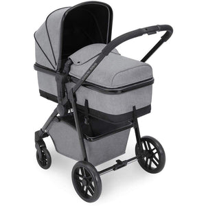 Ickle bubba Moon 2 - in - 1 Carrycot & Pushchair - Space Grey - Clearance - For Your Little One