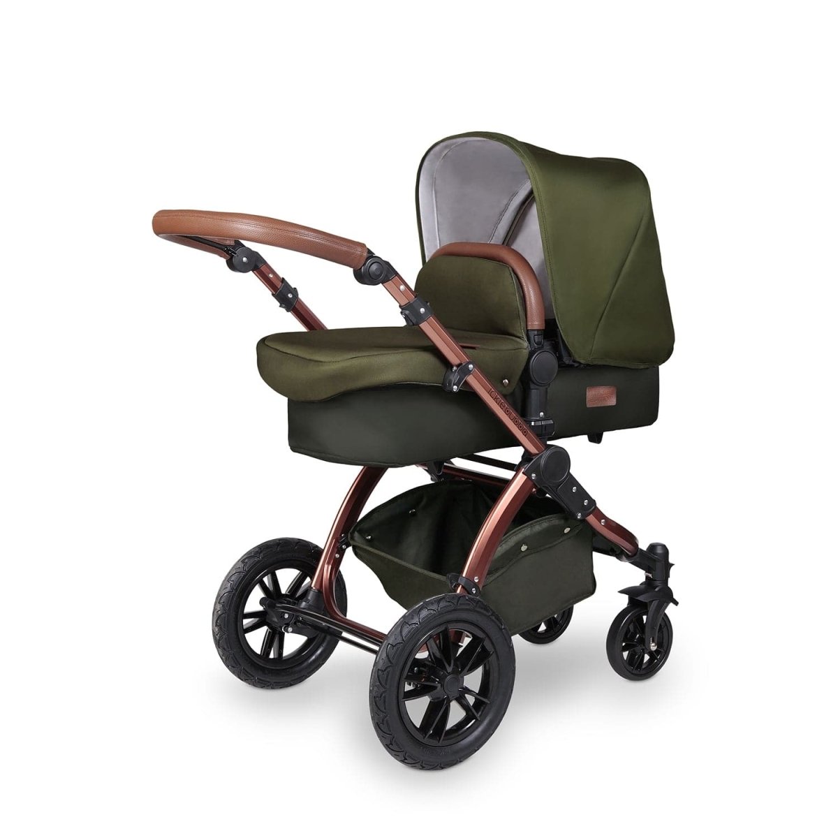 Ickle Bubba Stomp V4 2 In 1 Carrycot & Pushchair - Bronze / Woodland (Clearance) - For Your Little One