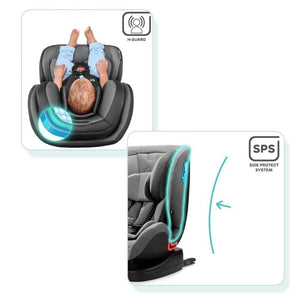 Kinderkraft Vado Group 0+/1/2 Car Seat with ISOFIX Base - Black (Clearance) - For Your Little One