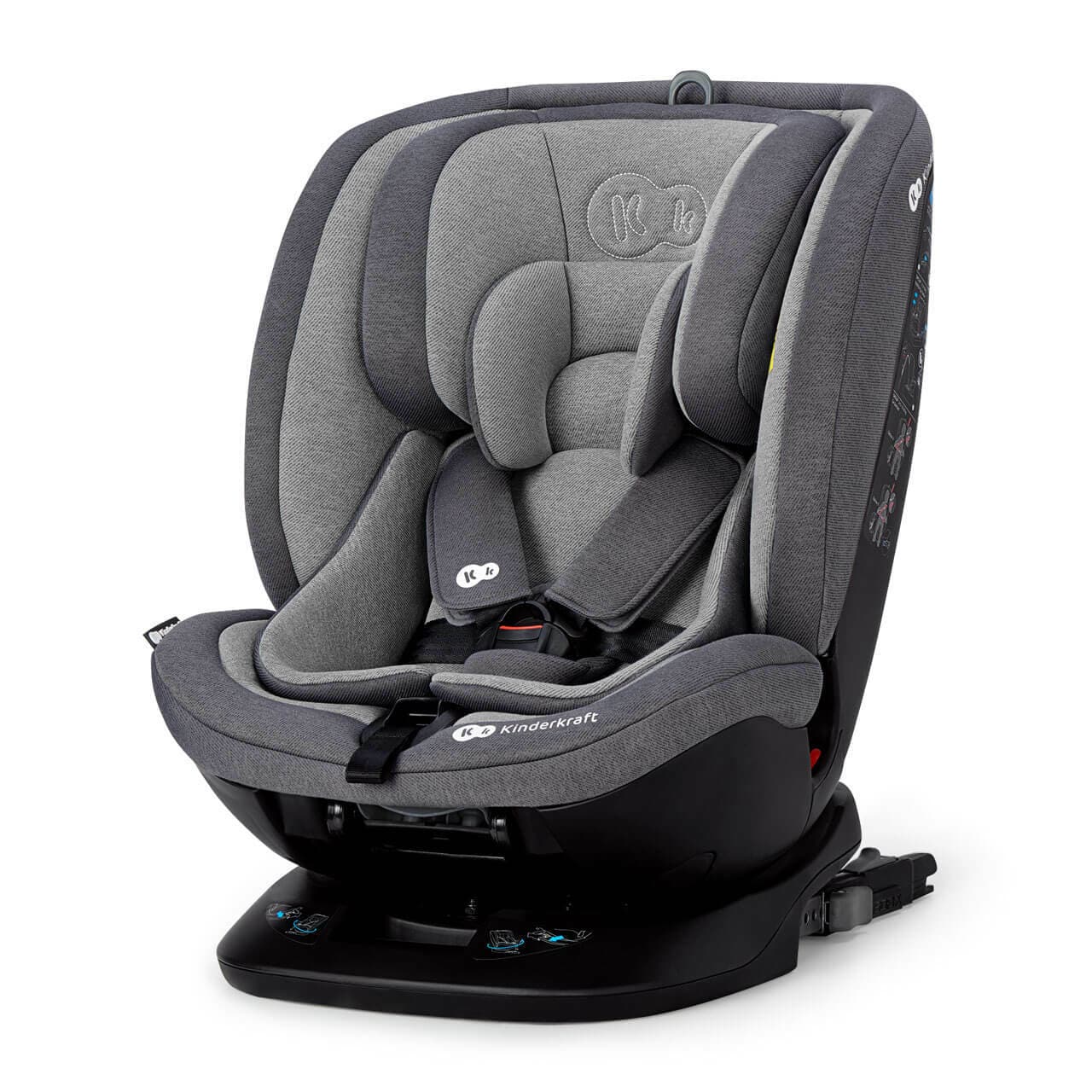Kinderkraft XPEDITION 360° Rotating Car Seat 0-36kg Grey -  | For Your Little One