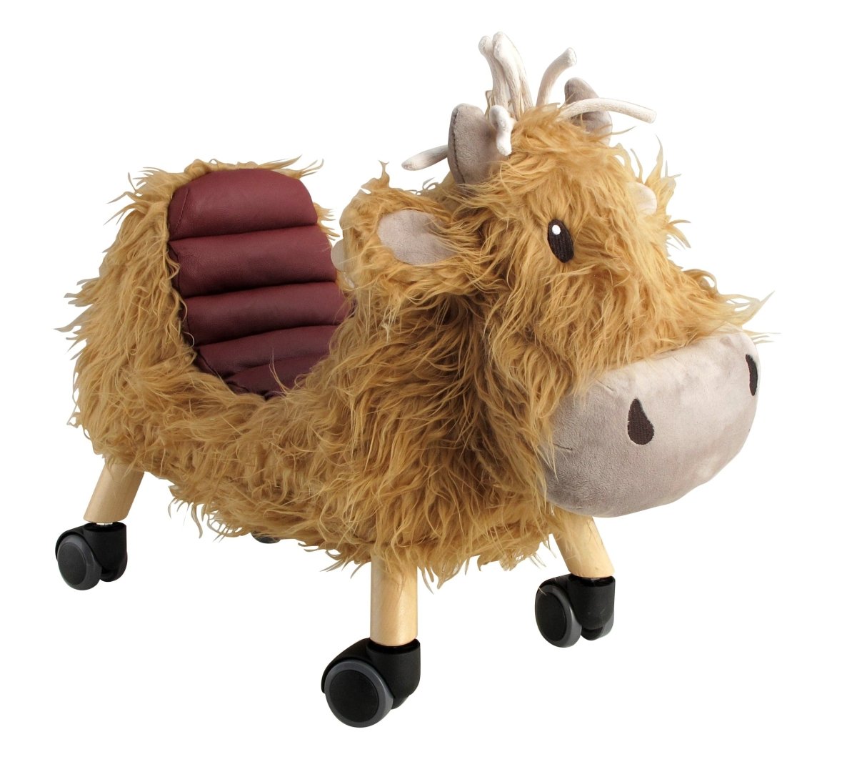 Little Bird Told Me Hubert Highland Cow Ride On - For Your Little One