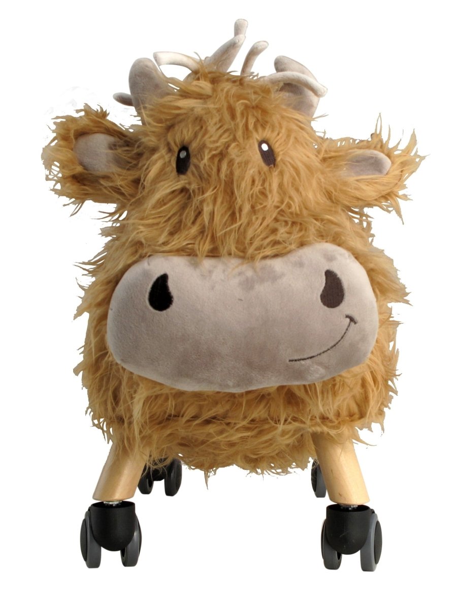 Little Bird Told Me Hubert Highland Cow Ride On - For Your Little One