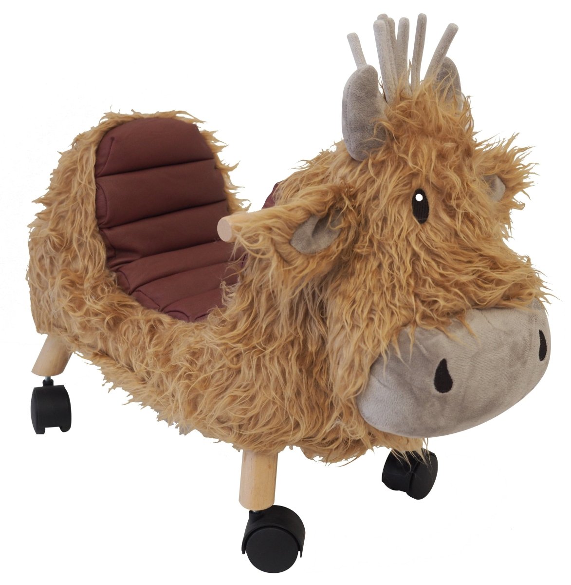 Little Bird Told Me Hubert Highland Cow Ride On - For Your Little One