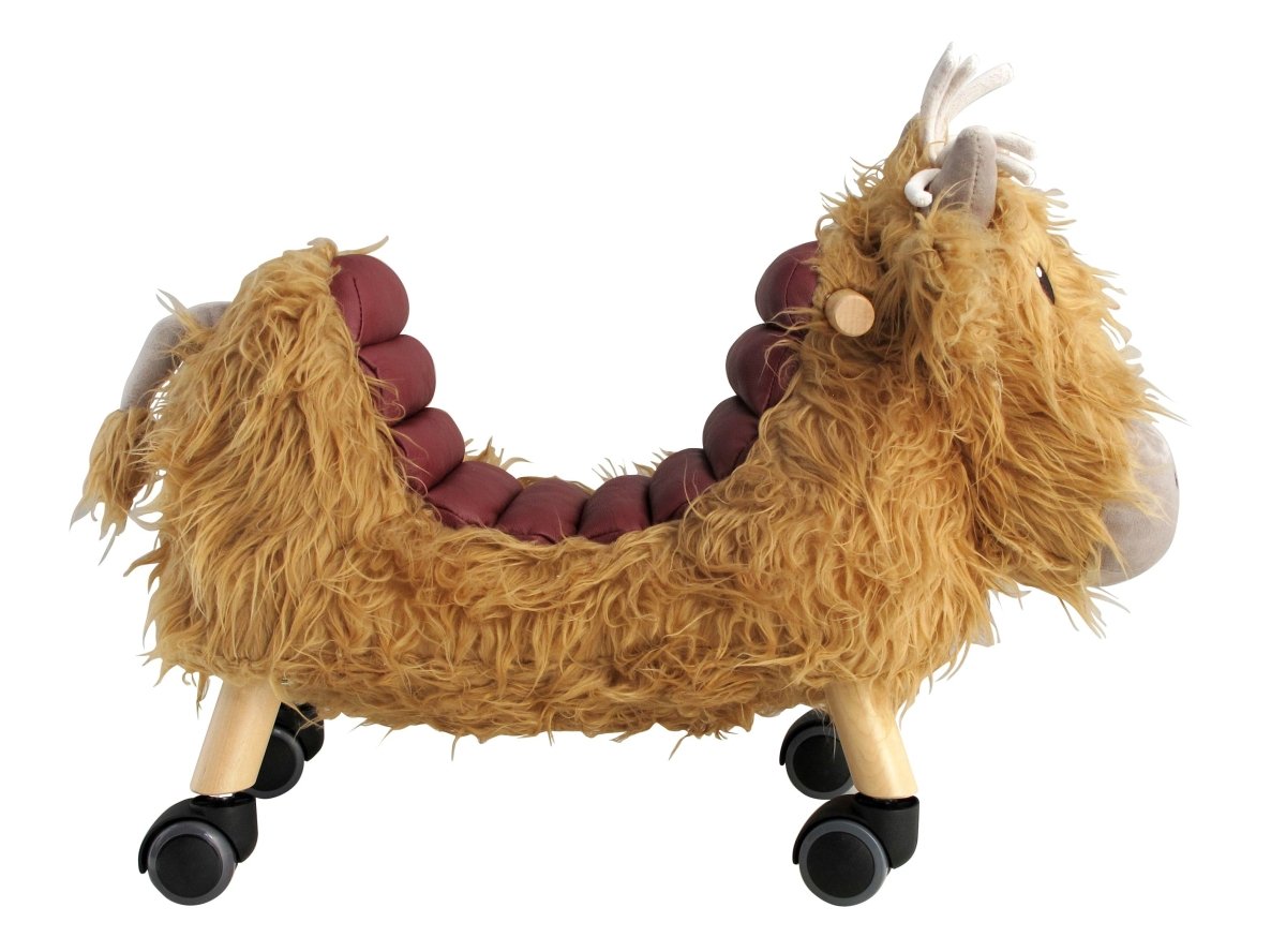 Little Bird Told Me Hubert Highland Cow Ride On - For Your Little One