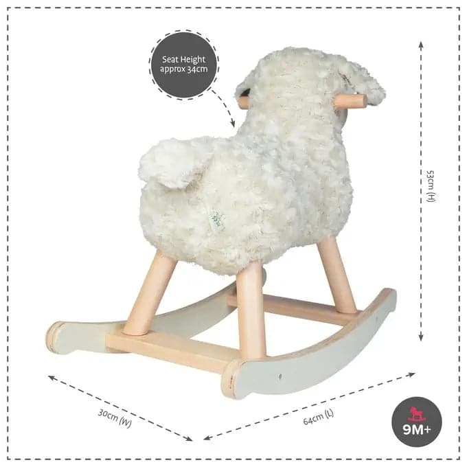 Little Bird Told Me Lambert Rocking Sheep - For Your Little One