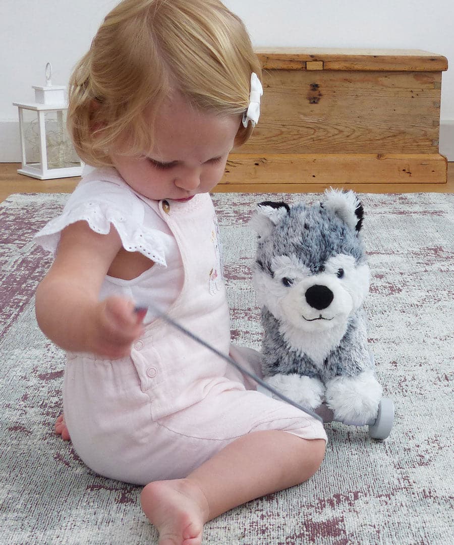 Little Bird Told Me Mishka Dog Pull Along Toy - For Your Little One