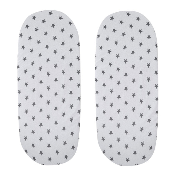 Moses Basket Jersey Fitted Sheet 100% Cotton - Pack Of 2 - For Your Little One