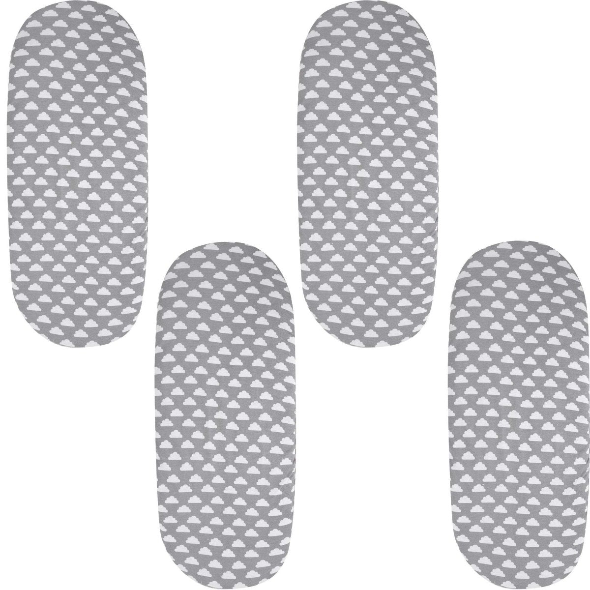 Moses Basket Jersey Fitted Sheet 100% Cotton - Pack Of 4 - For Your Little One