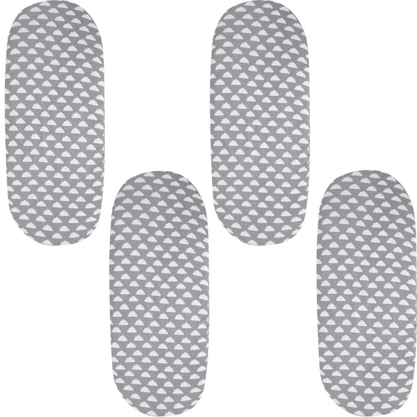 Moses Basket Jersey Fitted Sheet 100% Cotton - Pack Of 4 - For Your Little One