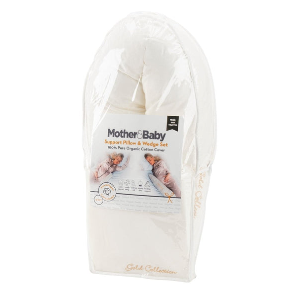 Mother & Baby Organic Cotton Support Pillow and Wedge Set - Clearance - For Your Little One