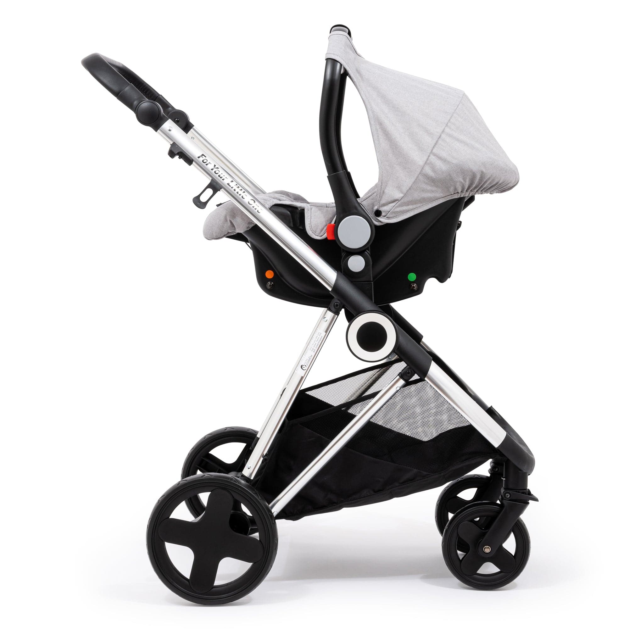 The Million Dreams Chome Edition 3 In 1 Travel System - Argenti Grey -  | For Your Little One