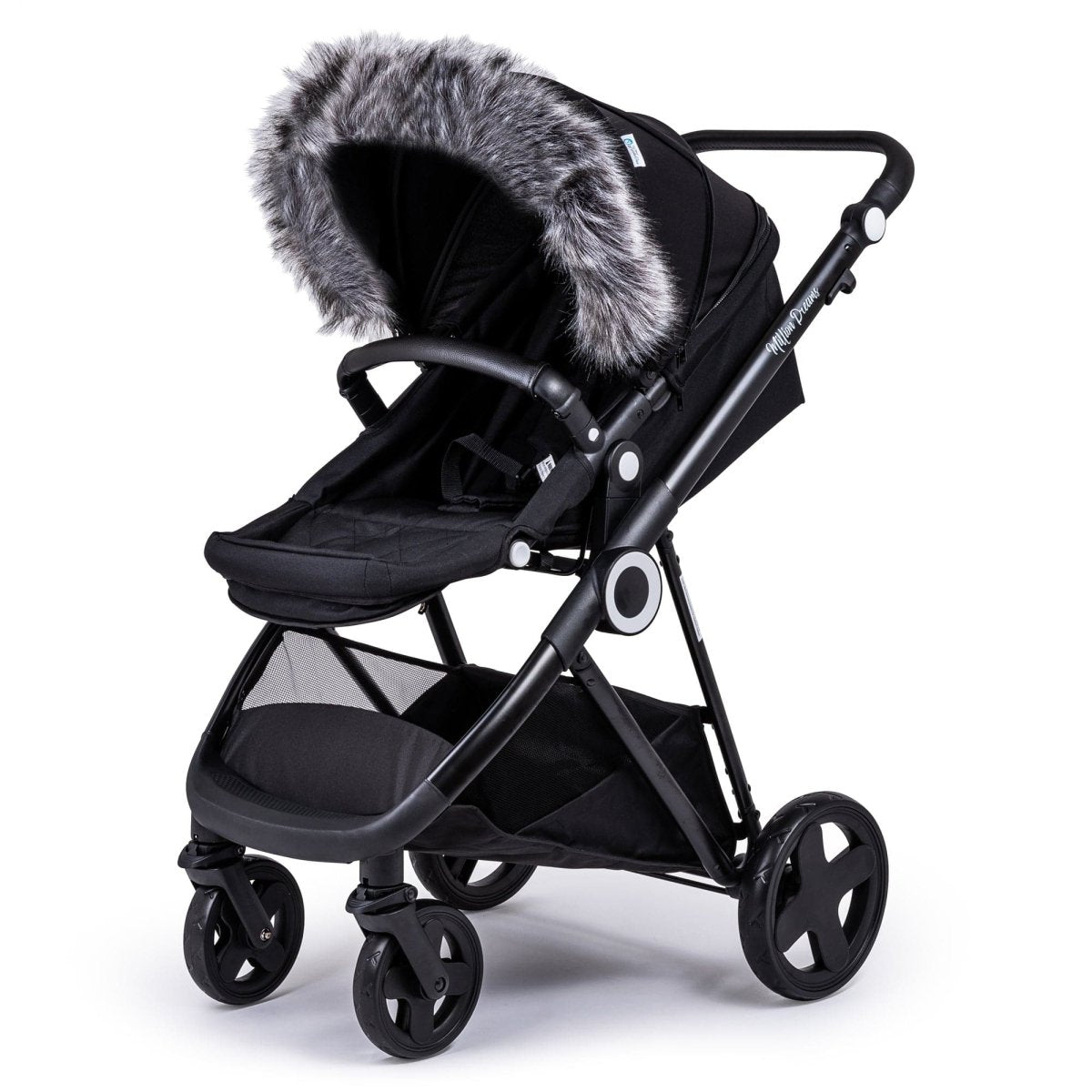 Pram Fur Hood Trim Attachment For Pushchair Compatible with Baby Elegance - For Your Little One