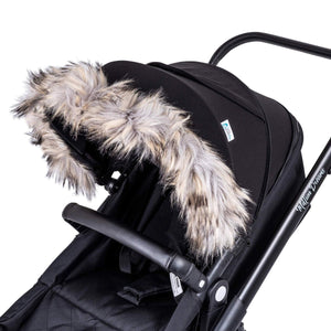 Pram Fur Hood Trim Attachment for Pushchair Compatible with Concord - For Your Little One