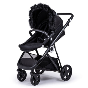 Pram Fur Hood Trim Attachment For Pushchair Compatible with Kinderkraft - For Your Little One
