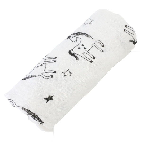 Printed Muslin Squares 100% Cotton 80x80cm - For Your Little One