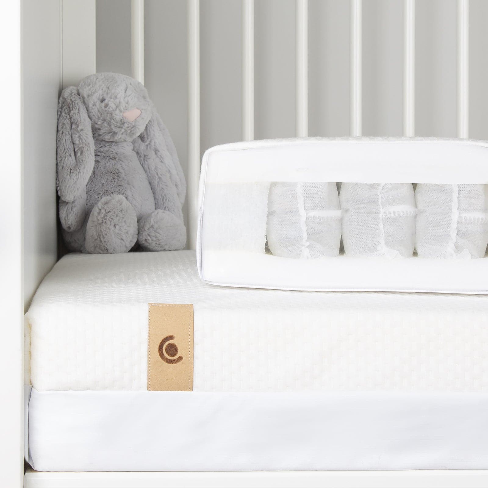 Cuddleco Signature Hypo-Allergenic Bamboo Pocket Sprung Cot Mattress 120 x 60cm   