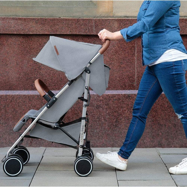 Stock Clearance - Ickle bubba Discovery Prime Stroller (Denim Blue on Silver) - For Your Little One