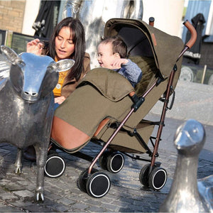 Stock Clearance - Ickle bubba Discovery Prime Stroller (Denim Blue on Silver) - For Your Little One