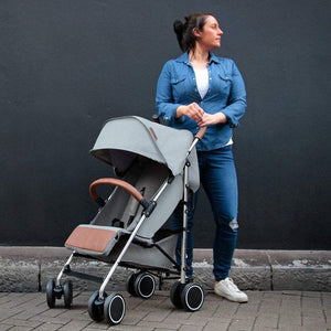 Stock Clearance - Ickle bubba Discovery Prime Stroller (Denim Blue on Silver) - For Your Little One