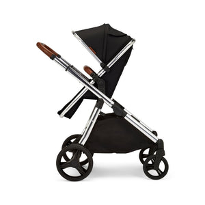 **Stock Clearance** Ickle Bubba Eclipse 2 In 1 Carrycot & Pushchair - Chrome / Jet Black / Black Handle - For Your Little One