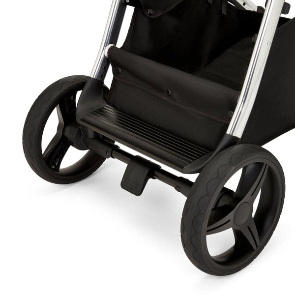 **Stock Clearance** Ickle Bubba Eclipse 2 In 1 Carrycot & Pushchair - Chrome / Jet Black / Black Handle - For Your Little One