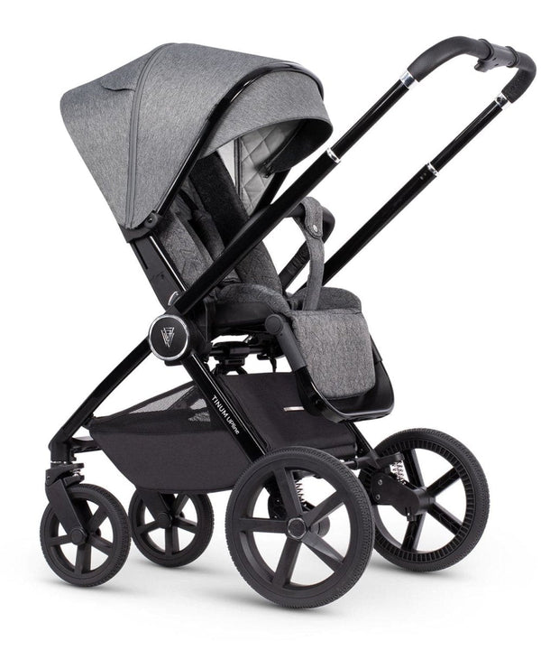 Stock Clearance - Venicci Tinum Upline 2 In 1 Pram Pushchair - Slate Grey - For Your Little One