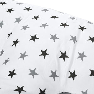 Twin Pregnancy Nursing Pillow - Silver Stars - For Your Little One