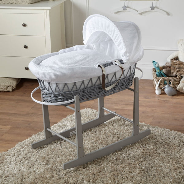 Wicker Baby Moses Basket With Stand - For Your Little One