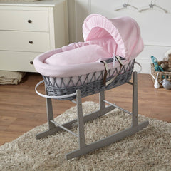 Wicker Baby Moses Basket With Stand - For Your Little One