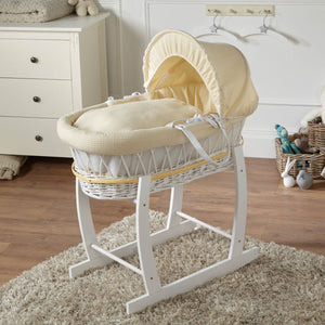 Wicker Baby Moses Basket With Stand - For Your Little One